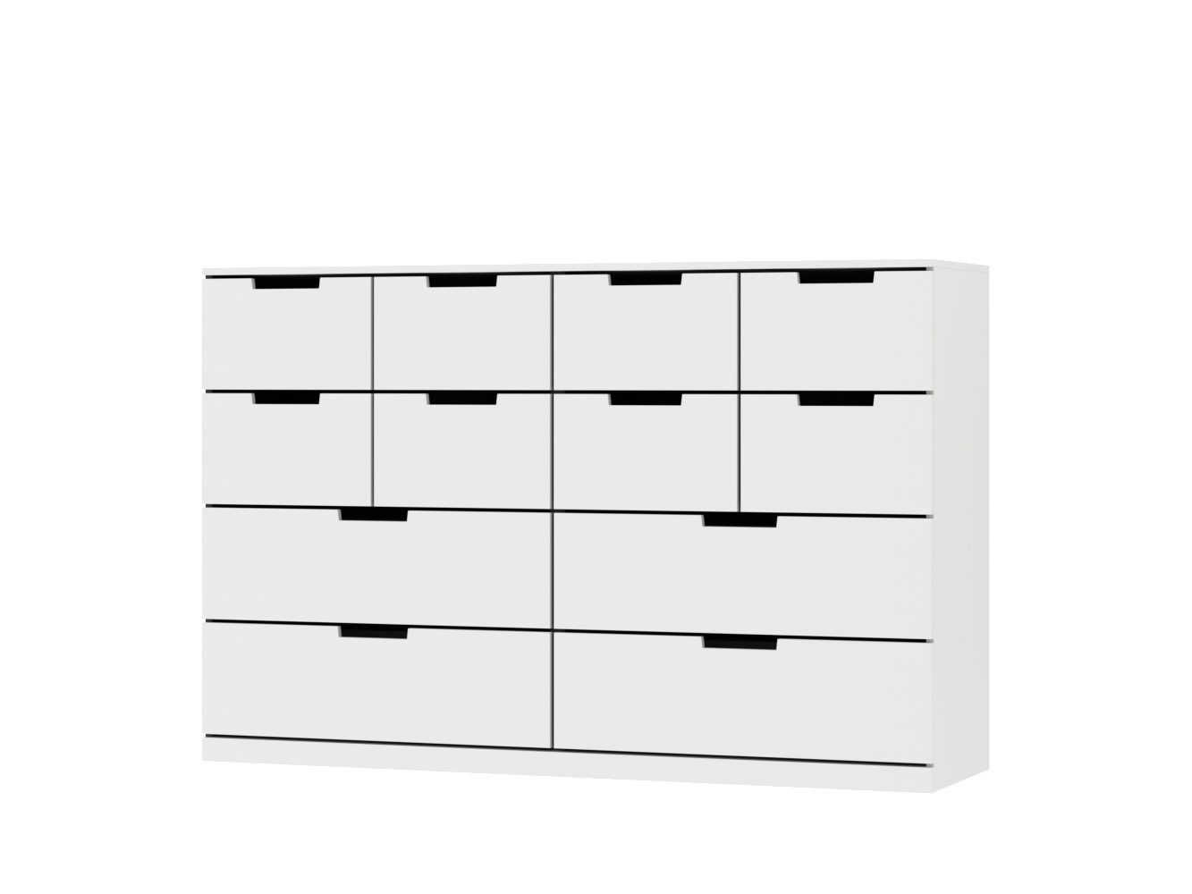 Комод Нордли 30 white ИКЕА (IKEA) изображение товара