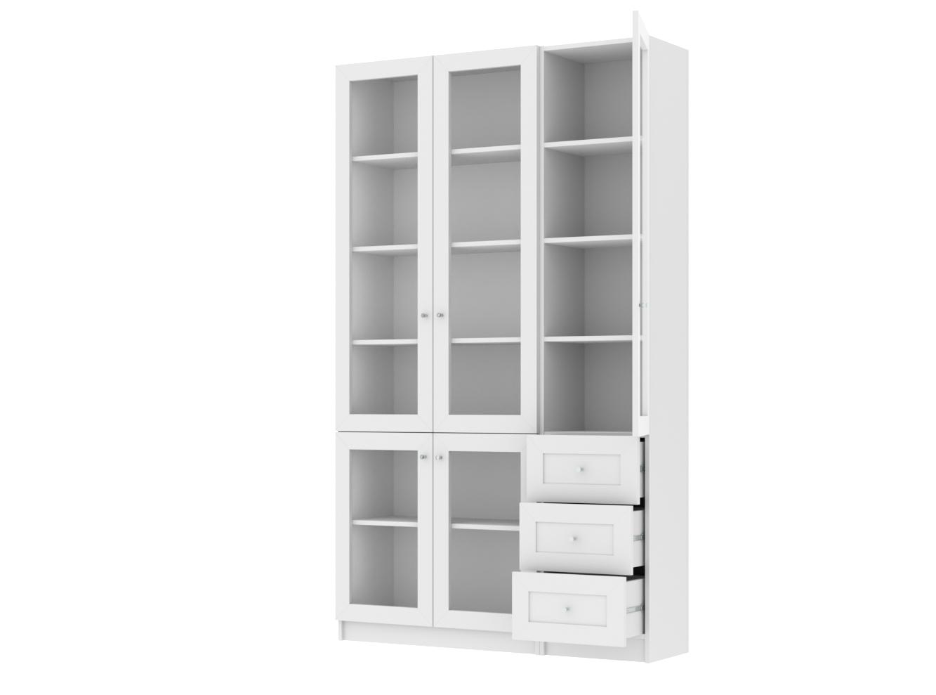 Изображение товара Книжный шкаф Билли 357 white ИКЕА (IKEA), 120x30x202 см на сайте adeta.ru