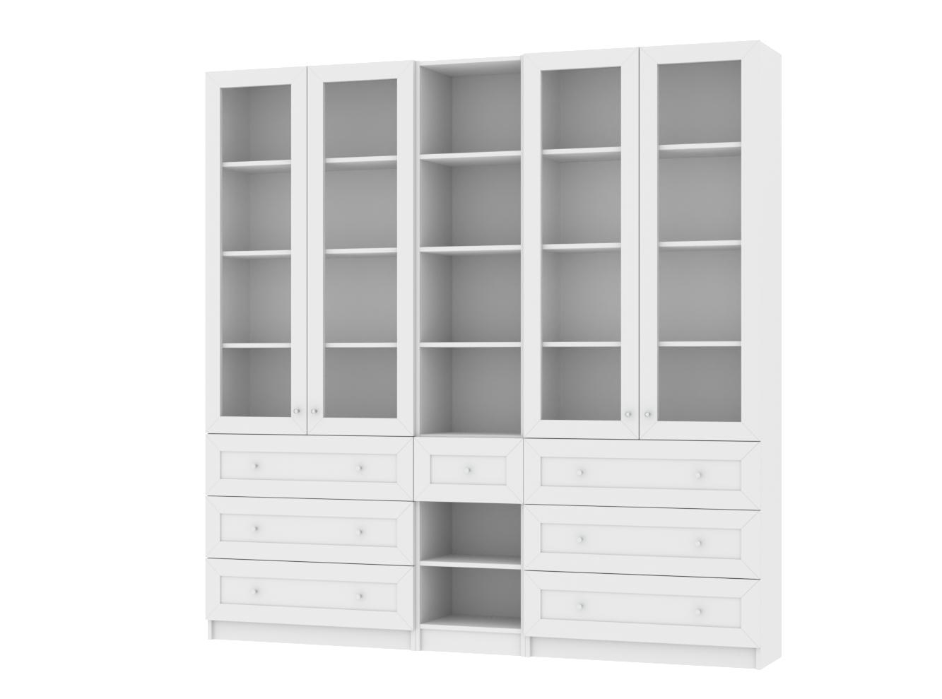 Изображение товара Книжный шкаф Билли 367 white ИКЕА (IKEA), 200x30x202 см на сайте adeta.ru