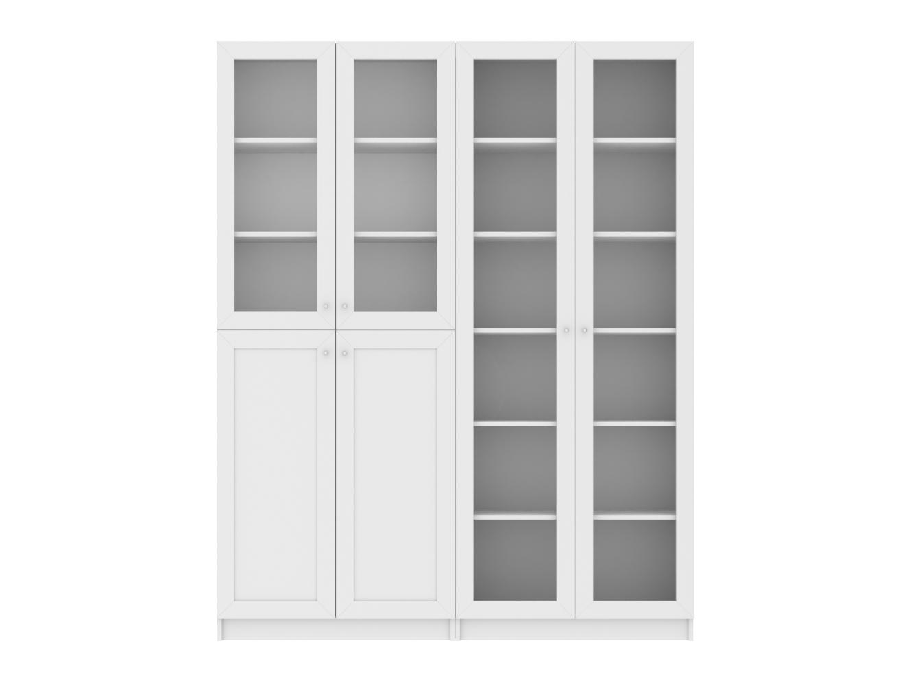 Изображение товара Книжный шкаф Билли 345 white ИКЕА (IKEA), 160x30x202 см на сайте adeta.ru
