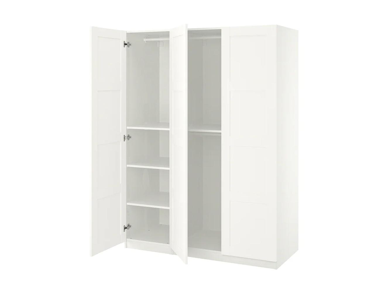 Распашной шкаф Пакс Бергсбо 13 white ИКЕА (IKEA) изображение товара