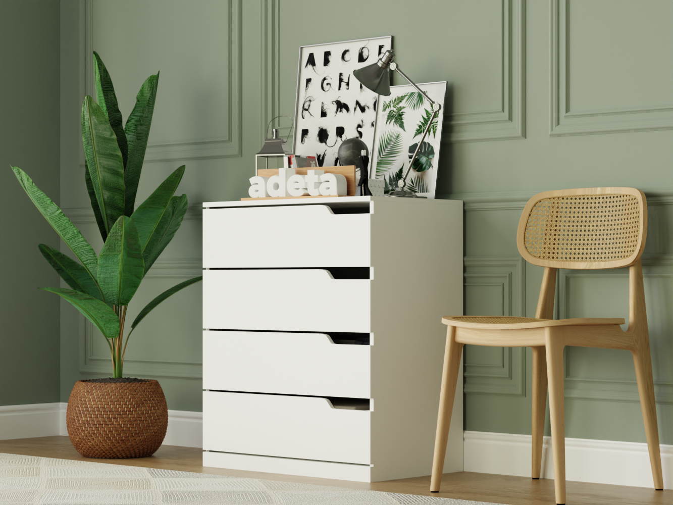 Комод Нордли 19 white ИКЕА (IKEA) изображение товара