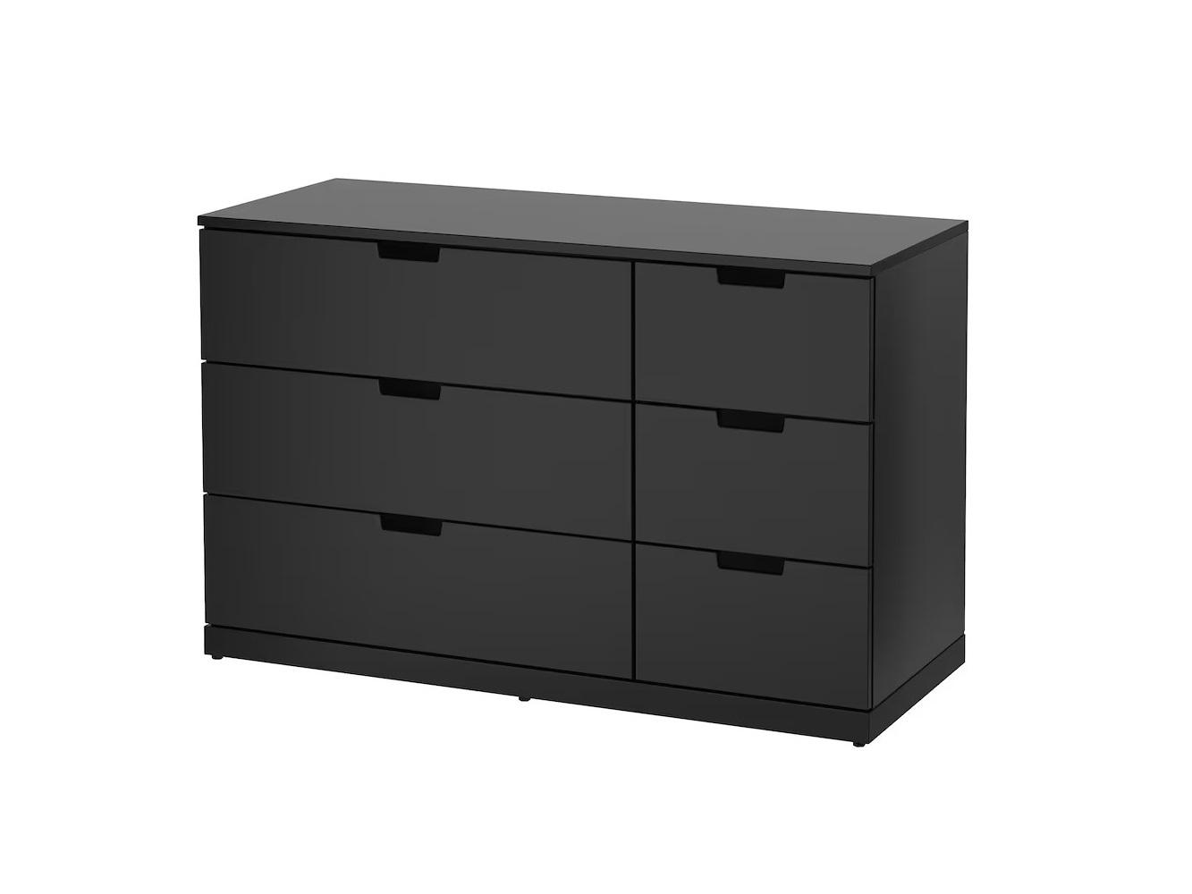 Комод Нордли 17 black ИКЕА (IKEA) изображение товара