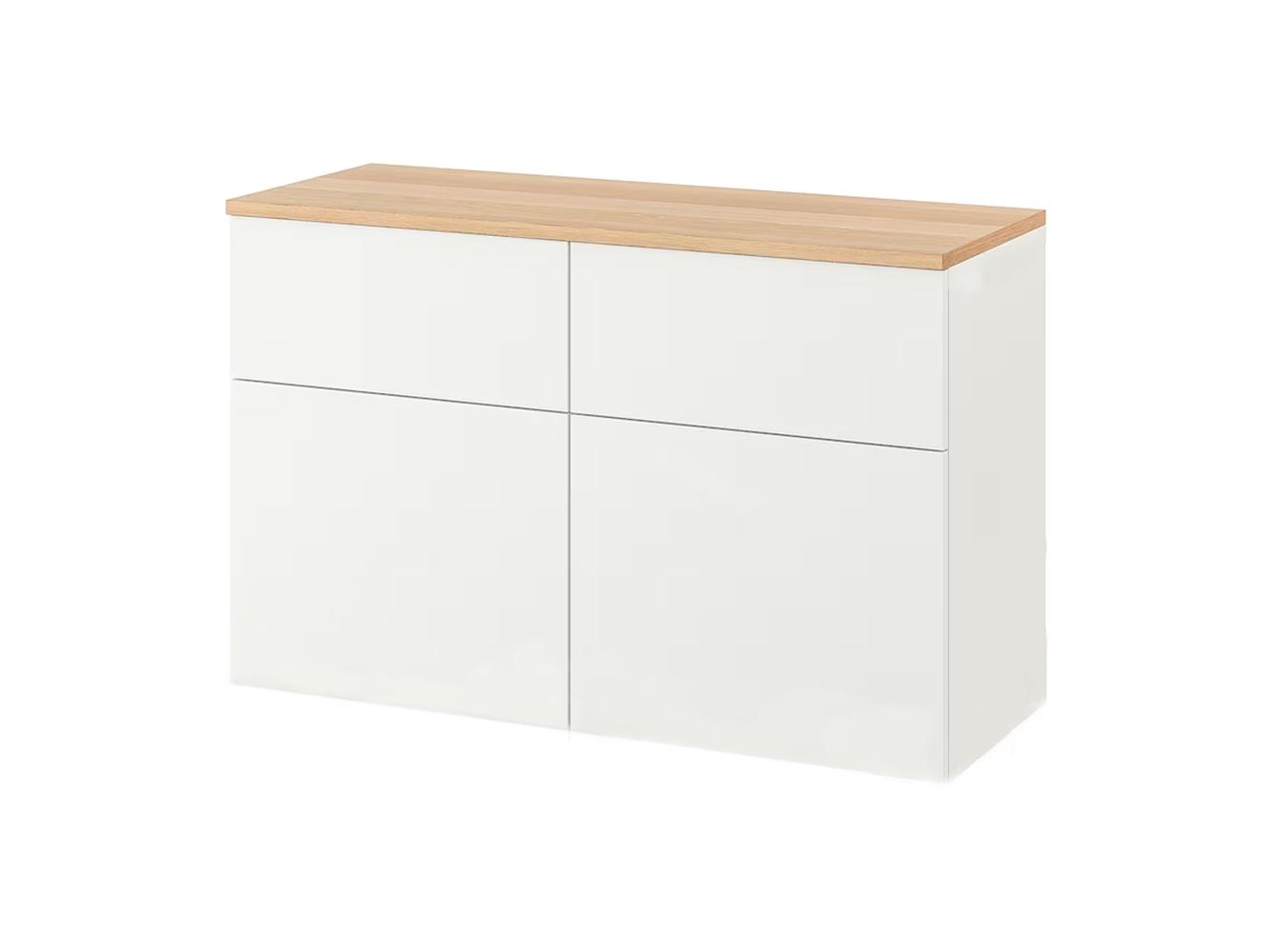 Комод Беста 115 white ИКЕА (IKEA) изображение товара