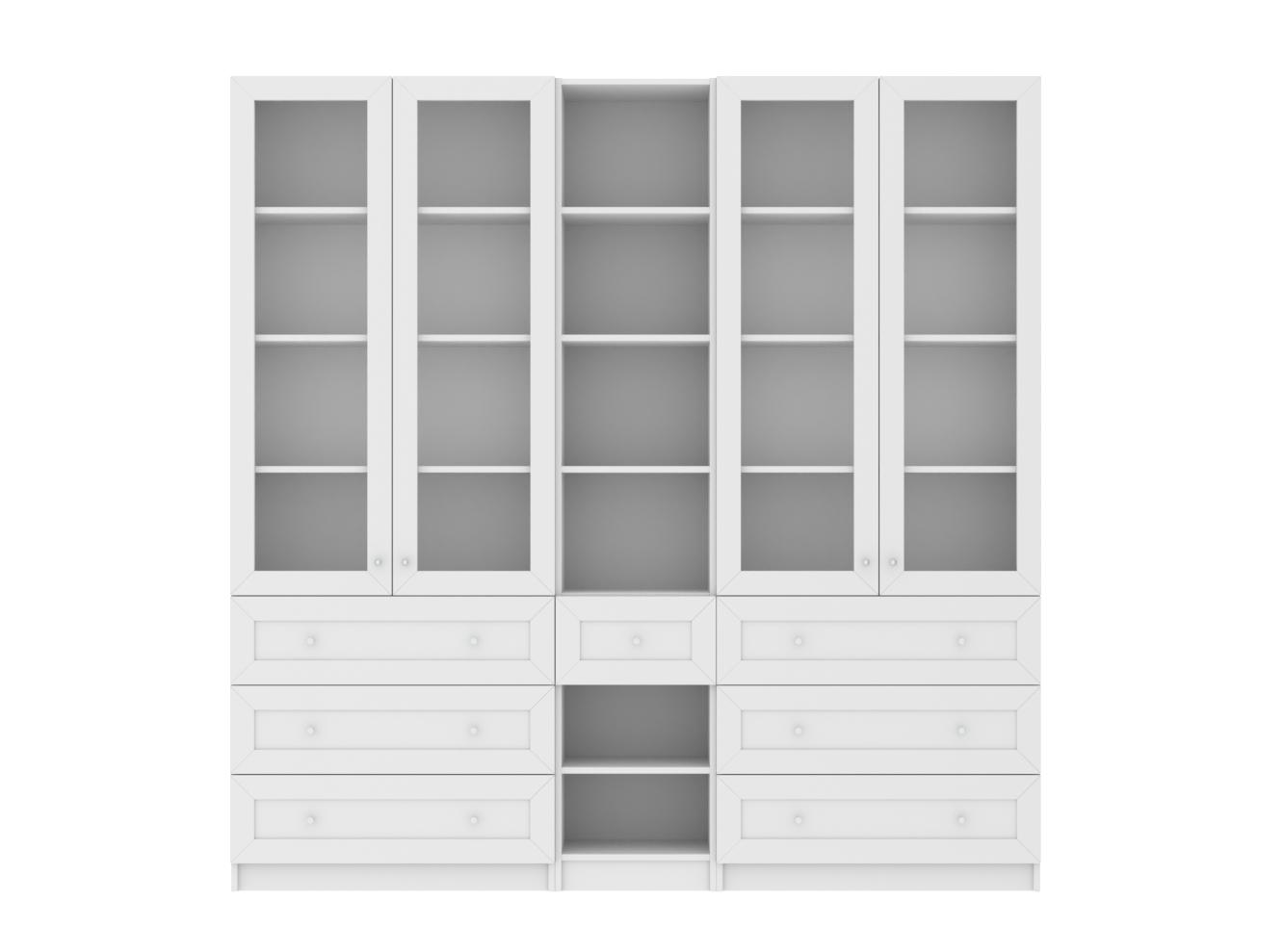 Изображение товара Книжный шкаф Билли 367 white ИКЕА (IKEA), 200x30x202 см на сайте adeta.ru