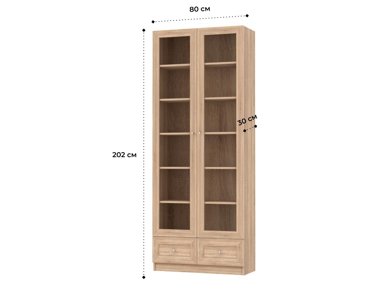 Изображение товара Книжный шкаф Билли 315 beige ИКЕА (IKEA), 80x30x202 см на сайте adeta.ru