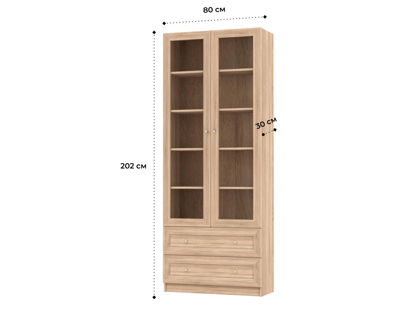 Изображение товара Книжный шкаф Билли 316 beige ИКЕА (IKEA), 80x30x202 см на сайте adeta.ru