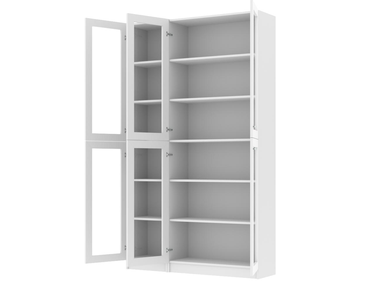 Изображение товара Книжный шкаф Билли 339 white ИКЕА (IKEA), 120x30x202 см на сайте adeta.ru