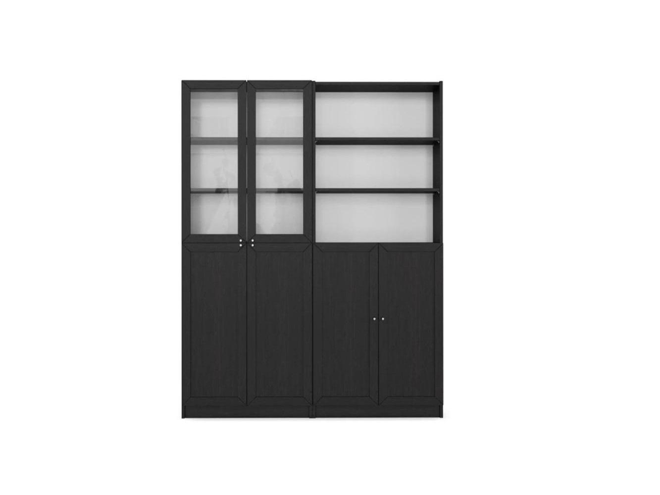 Изображение товара Книжный шкаф Билли 349 brown ИКЕА (IKEA), 160x30x202 см на сайте adeta.ru
