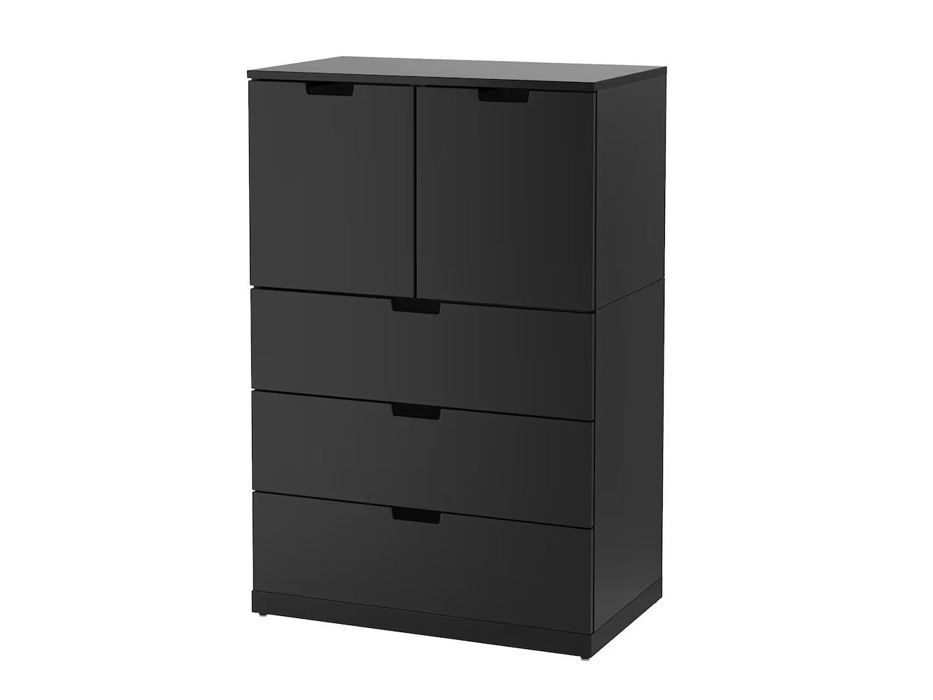 Комод Нордли 40 black ИКЕА (IKEA) изображение товара