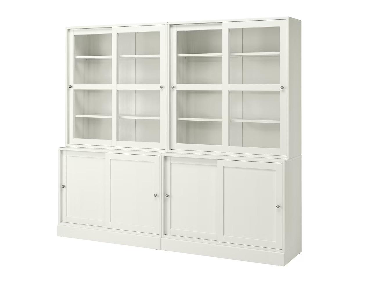 Изображение товара Книжный шкаф Хавста 15 white ИКЕА (IKEA), 243x47x212 см на сайте adeta.ru