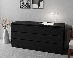 Изображение товара Комод Мальм 27 black ИКЕА (IKEA) на сайте adeta.ru